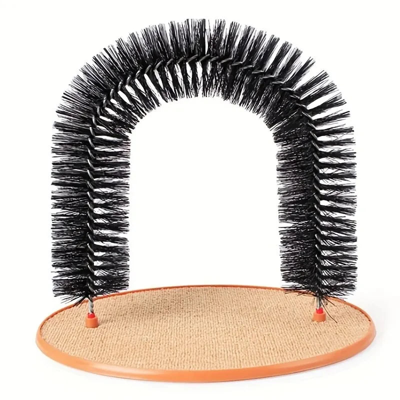 Arco Rascador y Masajeador interactivo para gatos