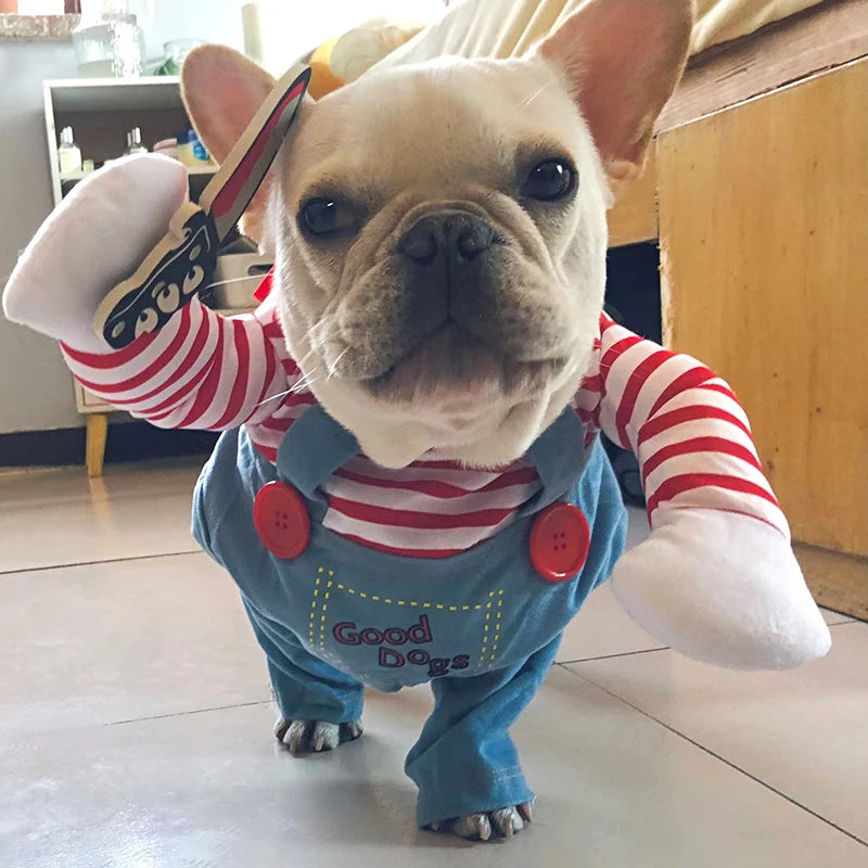 Disfraz "Muñeco Diabólico" para Perros – El Más Divertido para Fiestas