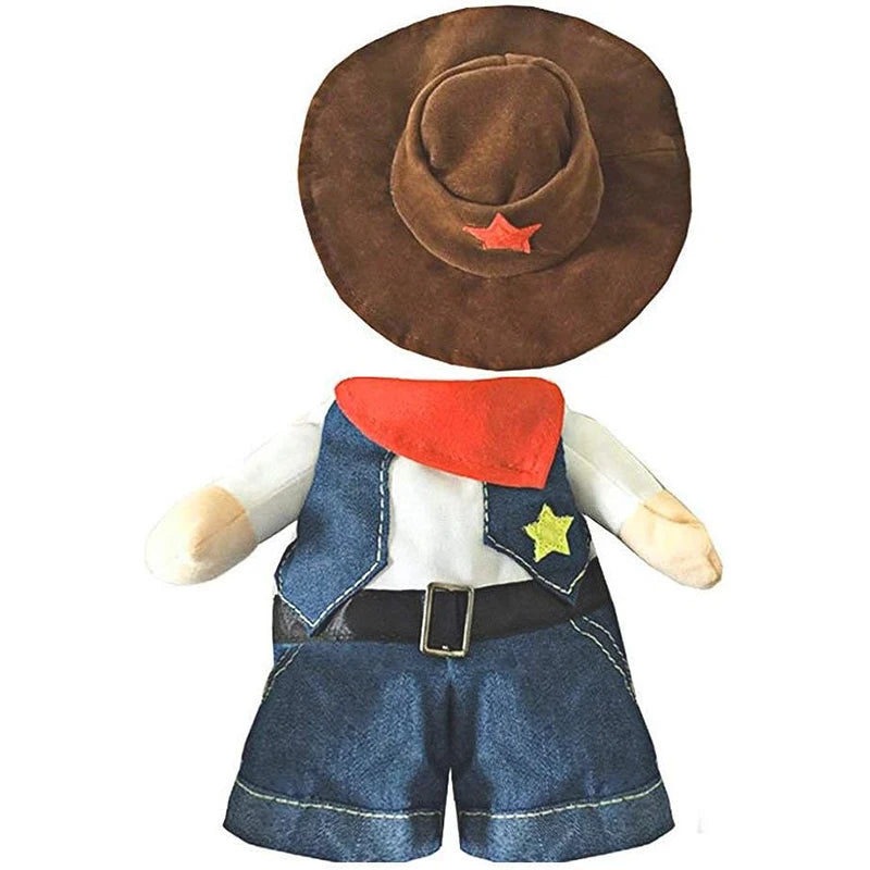 Disfraz de Cowboy "El Sheriff" – Estilo Western para Gatos