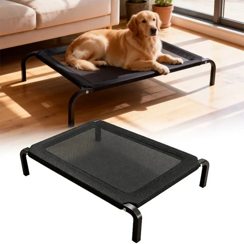 Cama Elevada "Brisa Fresca" con Toldo Protector