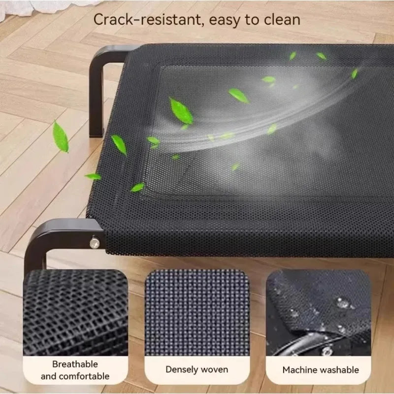 Cama Elevada "Brisa Fresca" con Toldo Protector