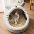 Cueva "Dulces Sueños" para Gatos – Diseño Orejitas con Juguete Integrado