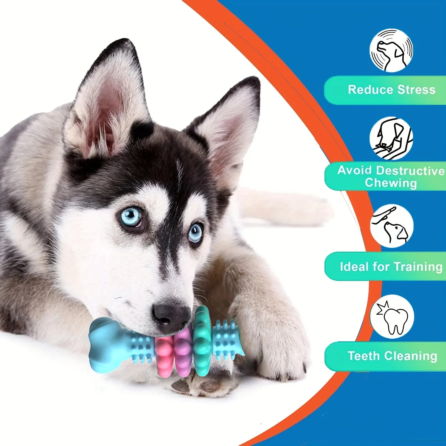 Juguete Mordedor Dental Ultraresistente para Perros