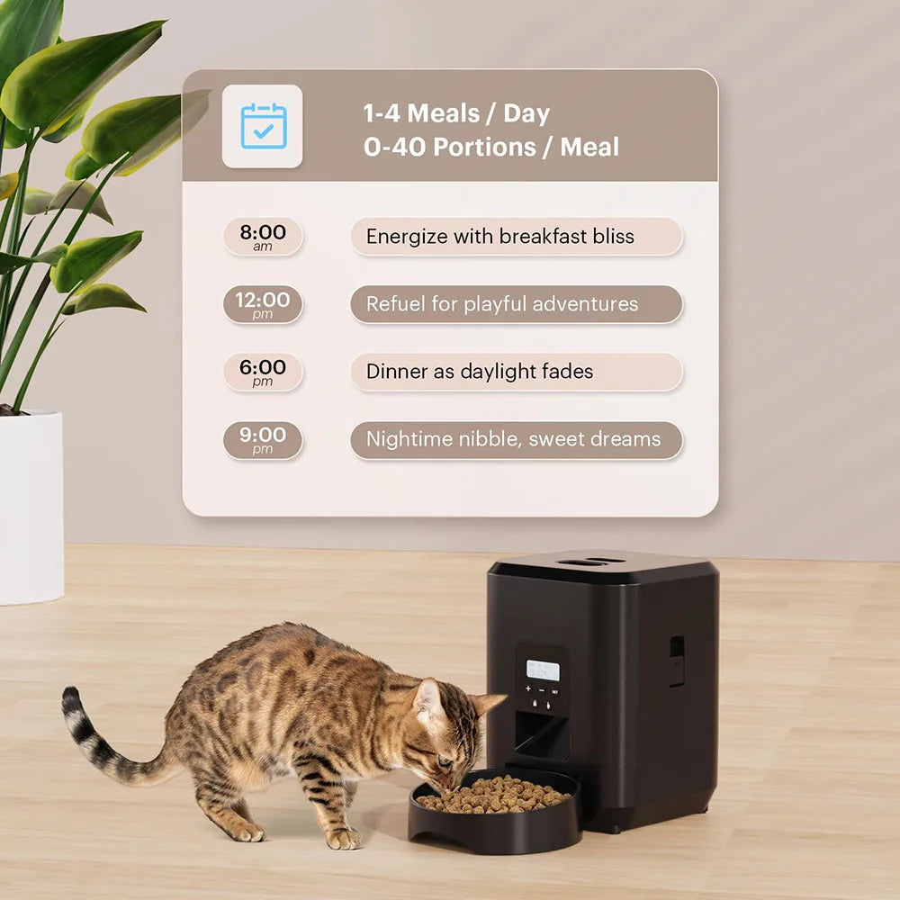 Comedero Automático Inteligente con Temporizador para Mascotas