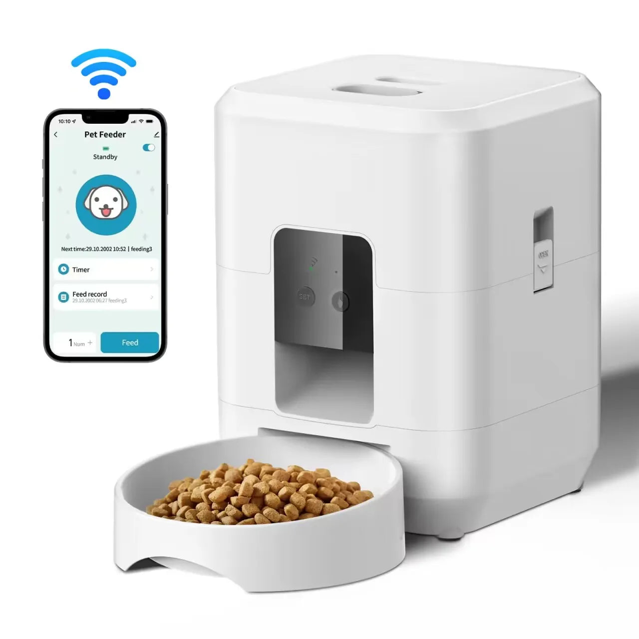 Comedero Automático Inteligente con Temporizador para Mascotas