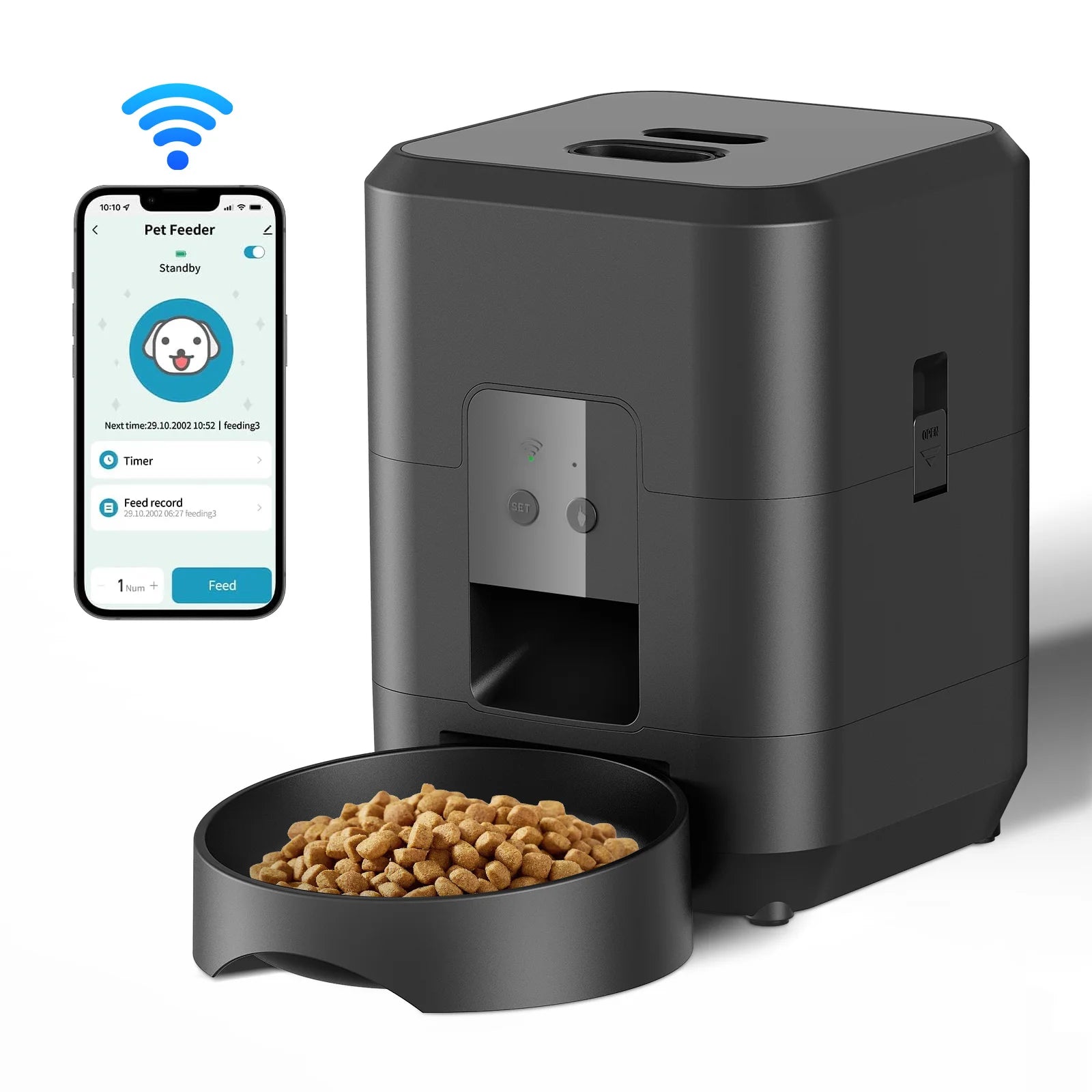 Comedero Automático Inteligente con Temporizador para Mascotas